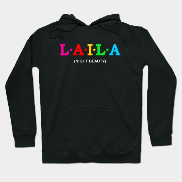 Laila - Night Beauty. Hoodie by Koolstudio